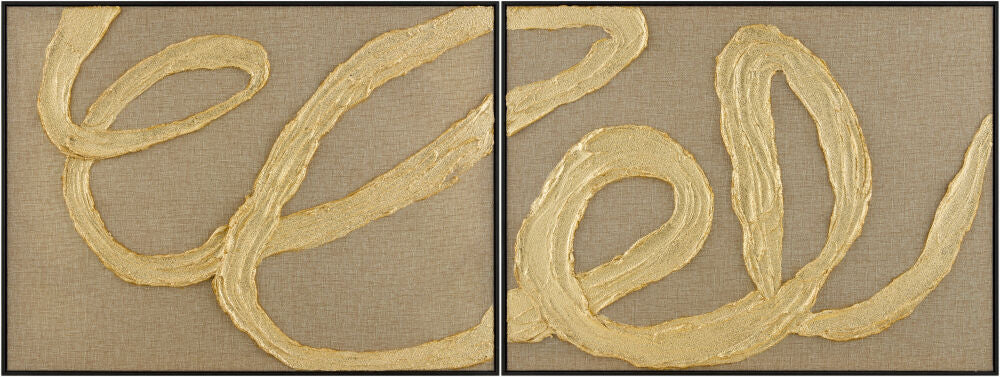 Rubans Framed Art RUBA-001 - 32"H x 24"W x 2"D, 32"H x 24"W x 2"D