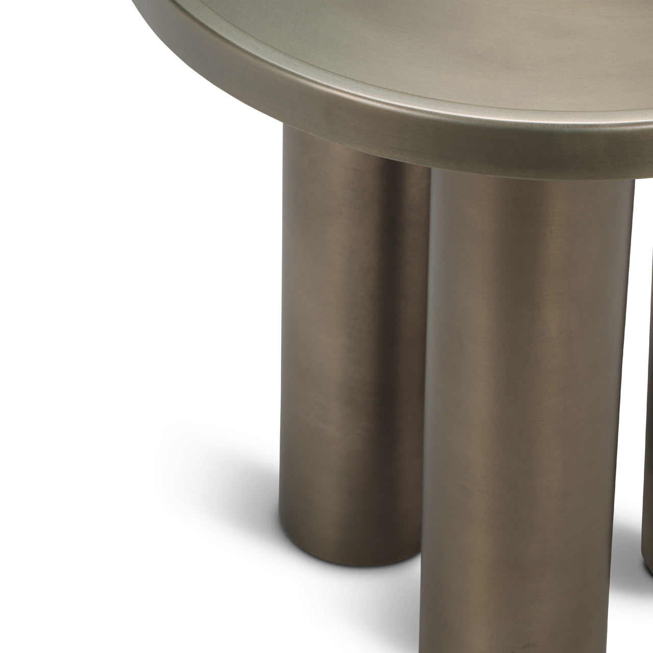Eclat - Sofia Industrial End Table - Industrial Nickel