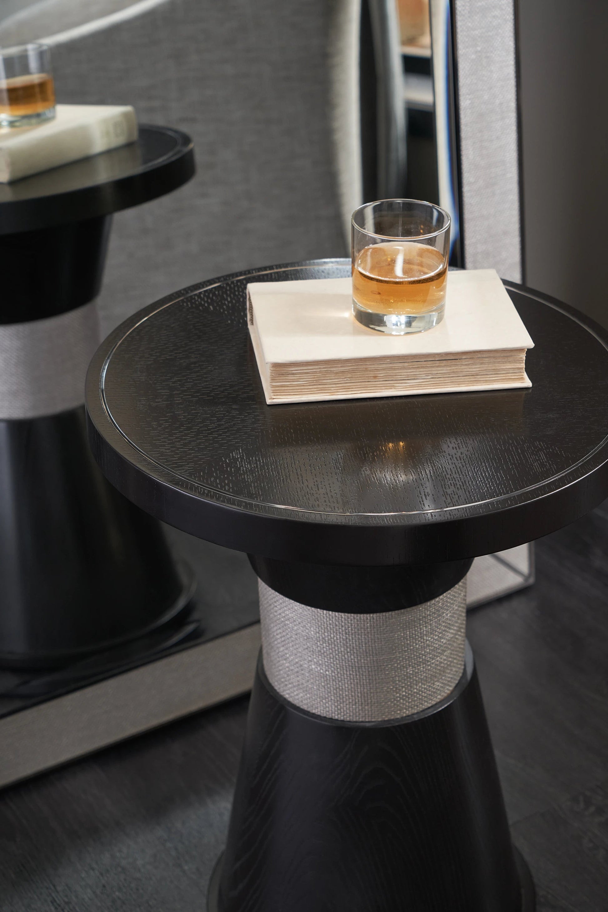 Periscope Dark Chocolate End Table 18" by Caracole - view 2