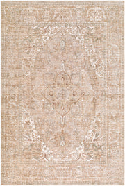 The Vintage Edit II Beige/Mustard Machine Woven Rug - 2'7" x 7'3"