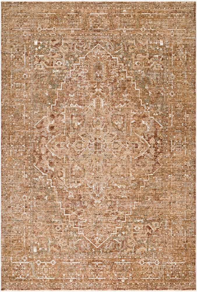 The Vintage Edit II Beige/Olive Machine Woven Rug RZDT-2301 - 2'7" x 7'3"
