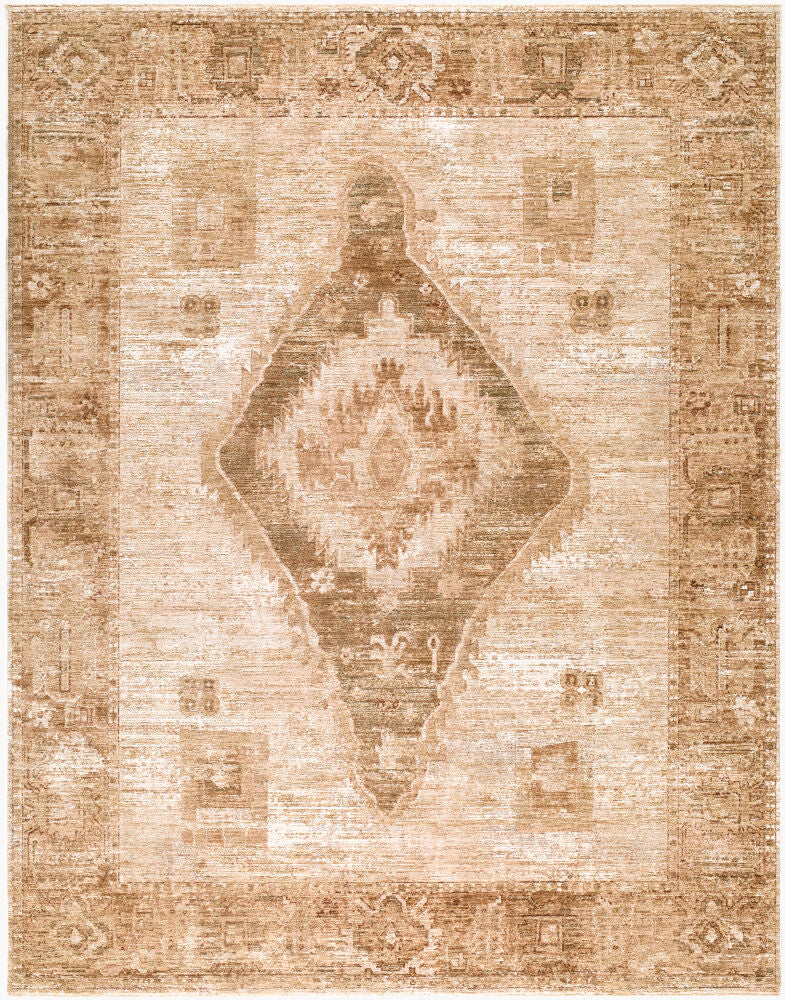 The Vintage Edit II Beige/Olive Machine Woven Rug RZDT-2307 - 2'7" x 7'3"