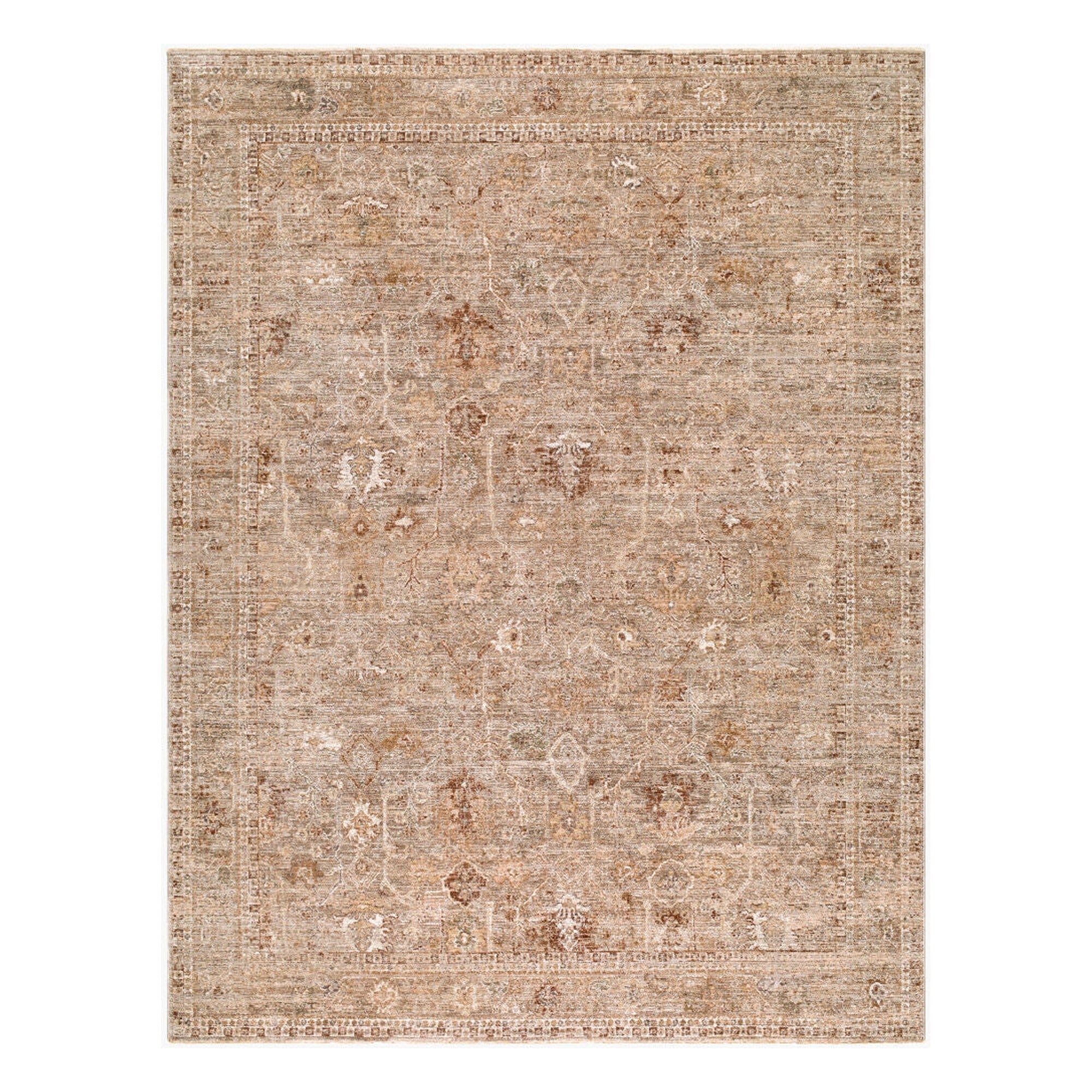 The Vintage Edit II Beige/Olive Machine Woven Rug RZDT-2311 - 2'7" x 7'3"