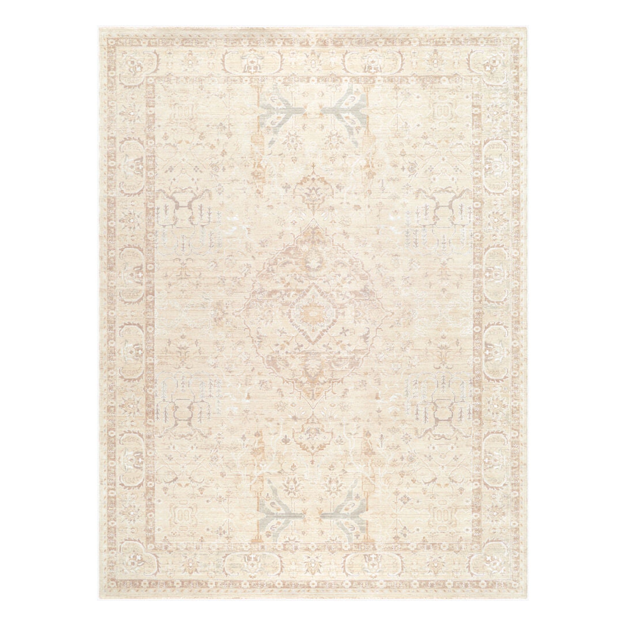 The Vintage Edit Cream/Tan Machine Woven Rug RZVE-2300 - 2'7" x 10'