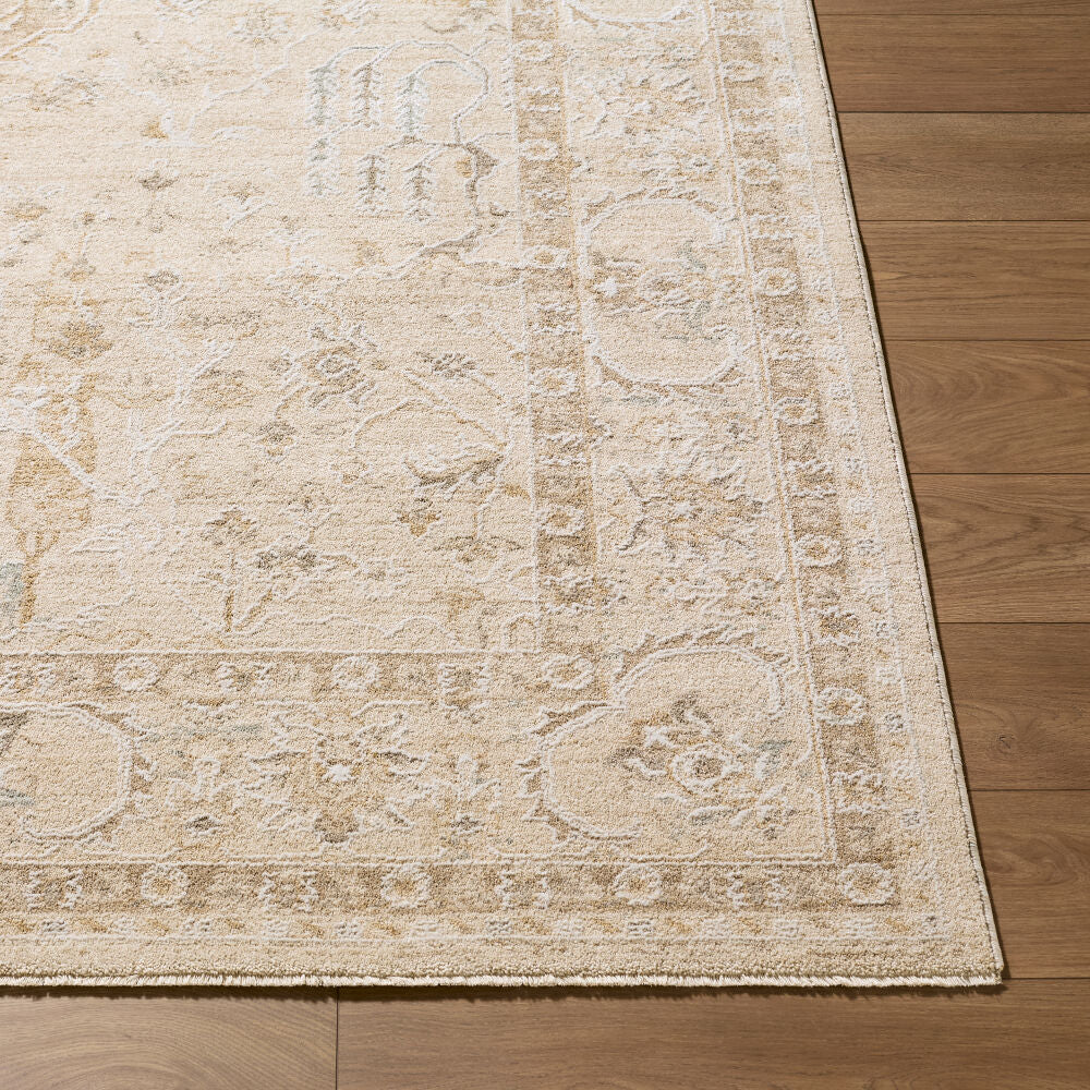 The Vintage Edit Cream/Tan Machine Woven Rug RZVE-2300 - front