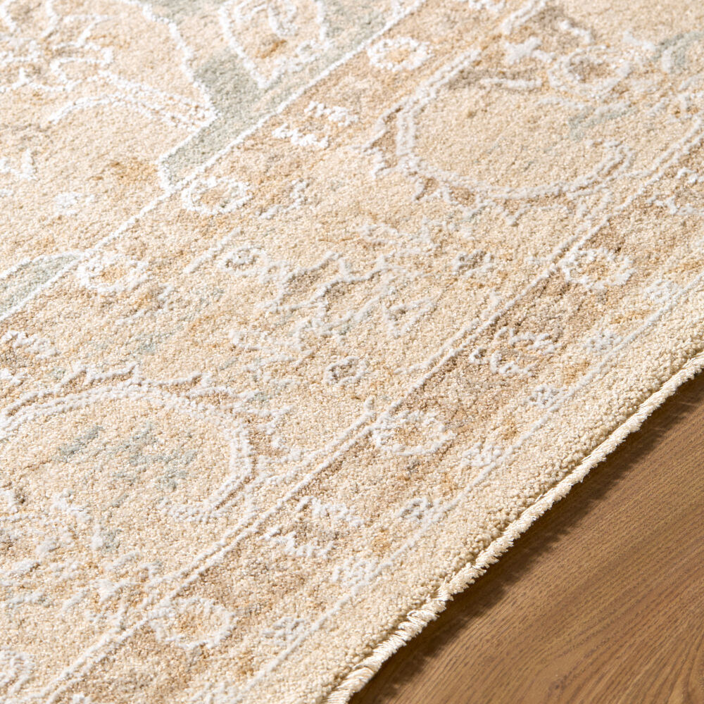 The Vintage Edit Cream/Tan Machine Woven Rug RZVE-2300 - texture