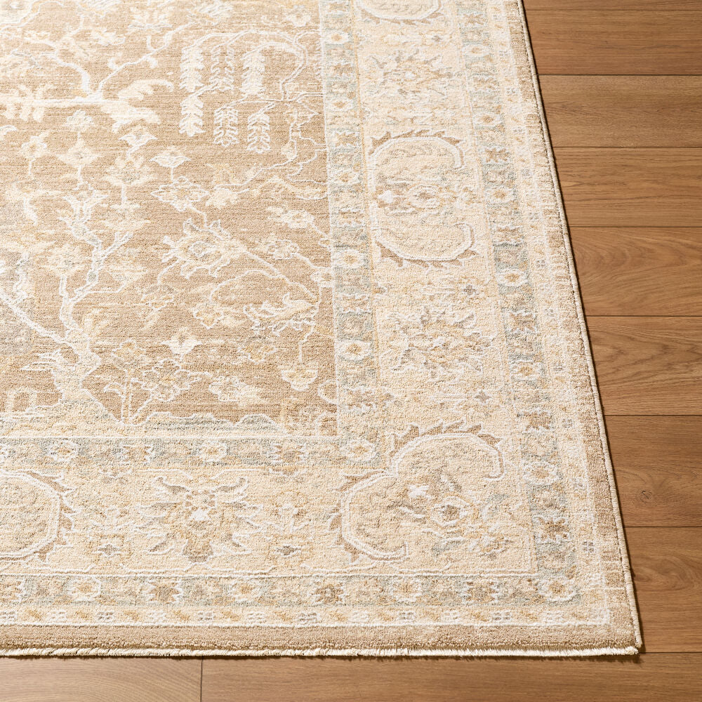 The Vintage Edit Cream/Tan Machine Woven Rug RZVE-2301 - front