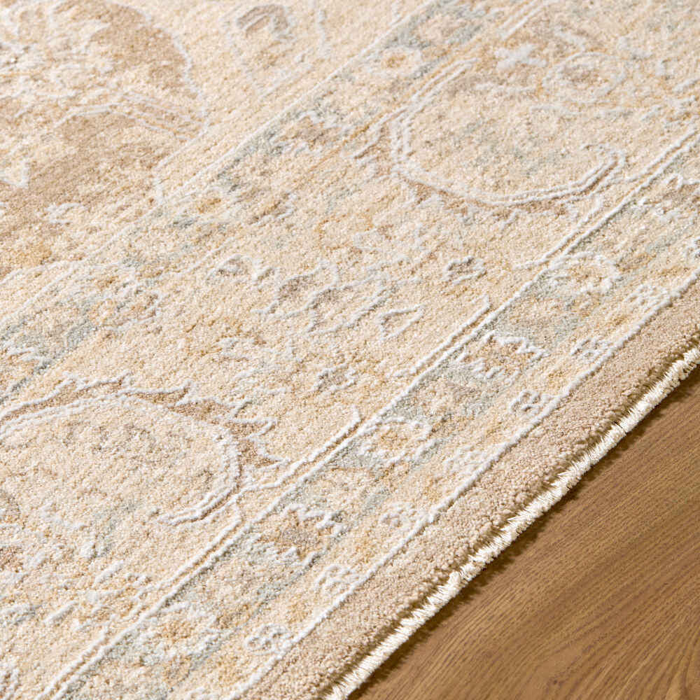 The Vintage Edit Cream/Tan Machine Woven Rug RZVE-2301 - texture