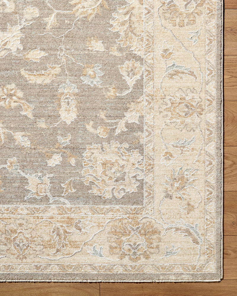 The Vintage Edit Cream/Tan Machine Woven Rug RZVE-2302 - overhead