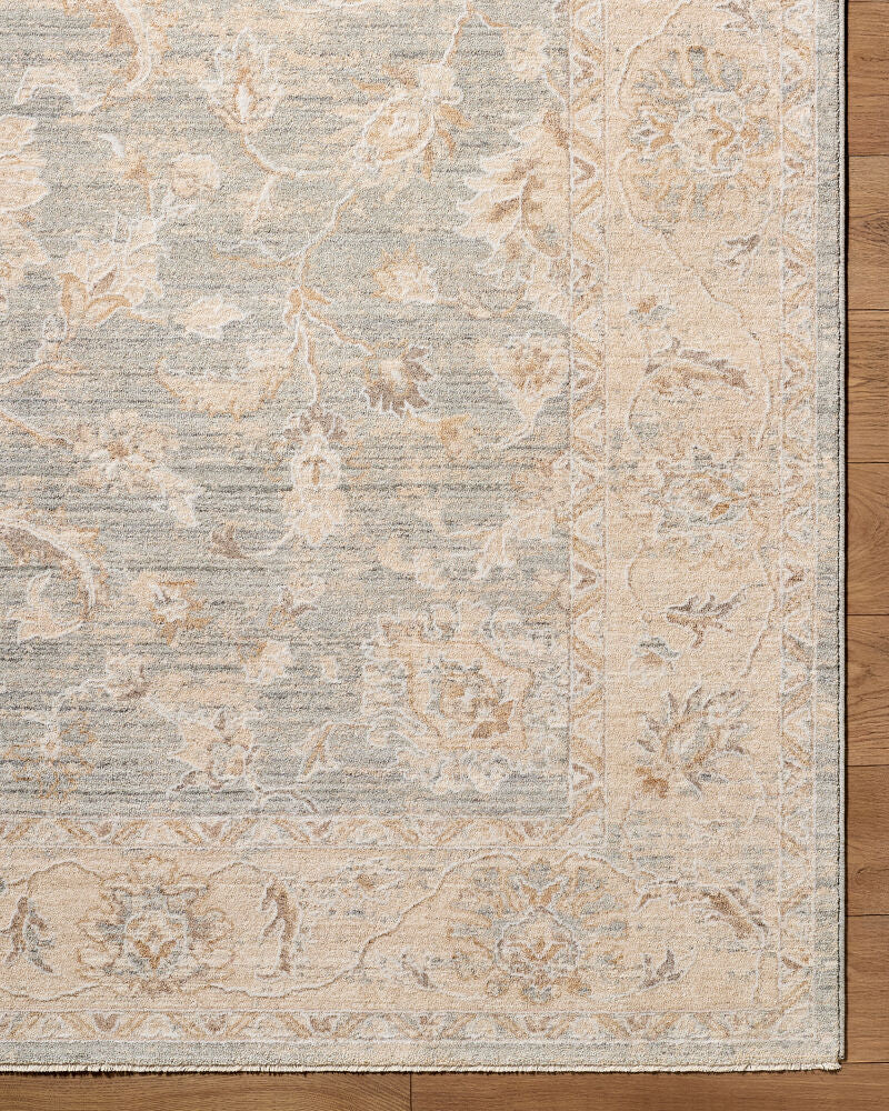 The Vintage Edit Cream/Tan Machine Woven Rug RZVE-2303 - overhead