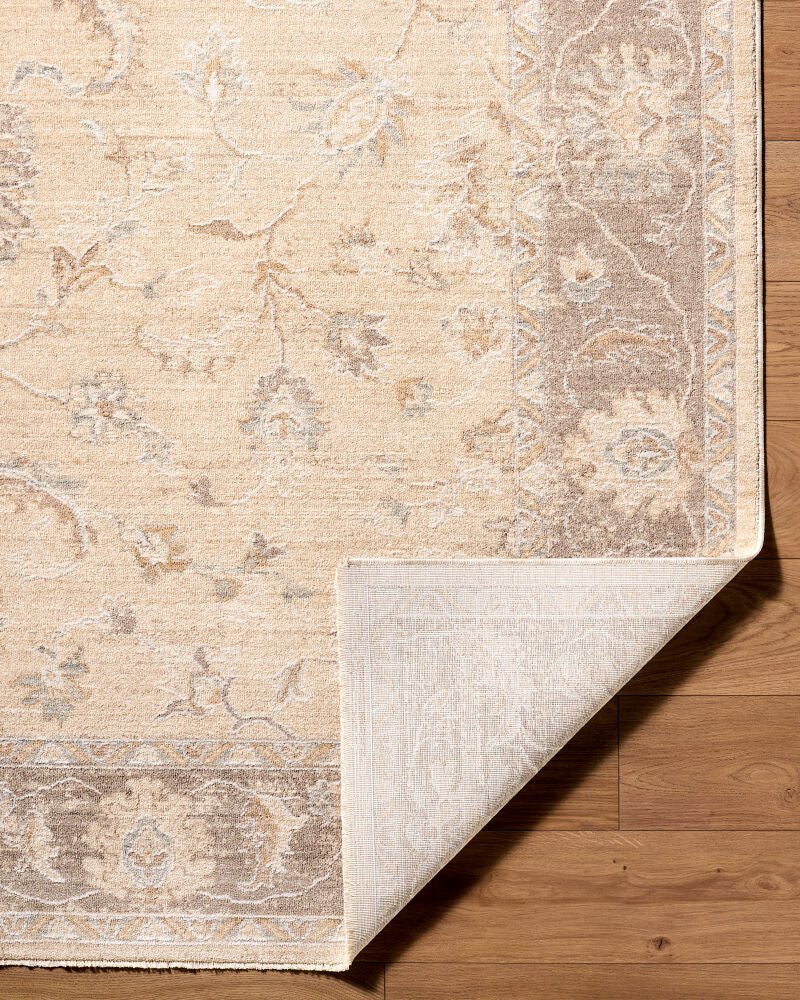 The Vintage Edit Cream/Tan Machine Woven Rug RZVE-2304 - fold