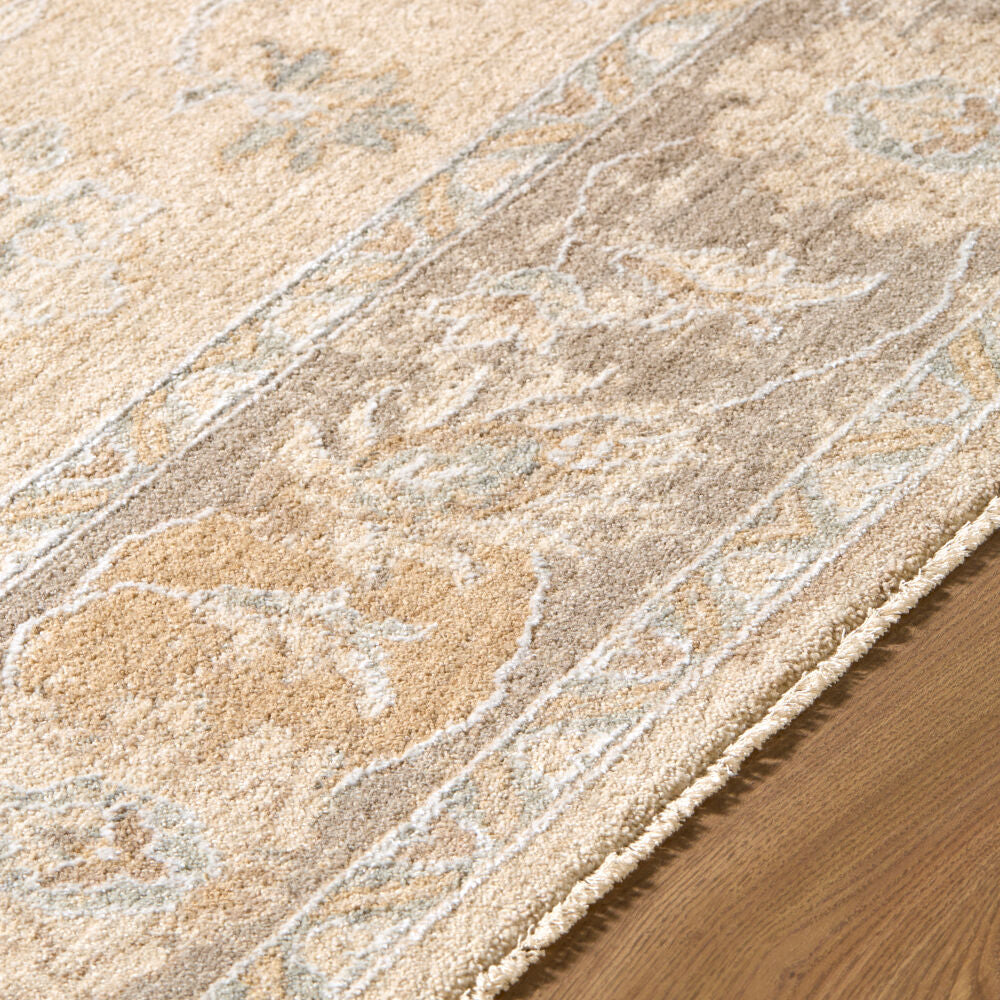 The Vintage Edit Cream/Tan Machine Woven Rug RZVE-2304 - texture