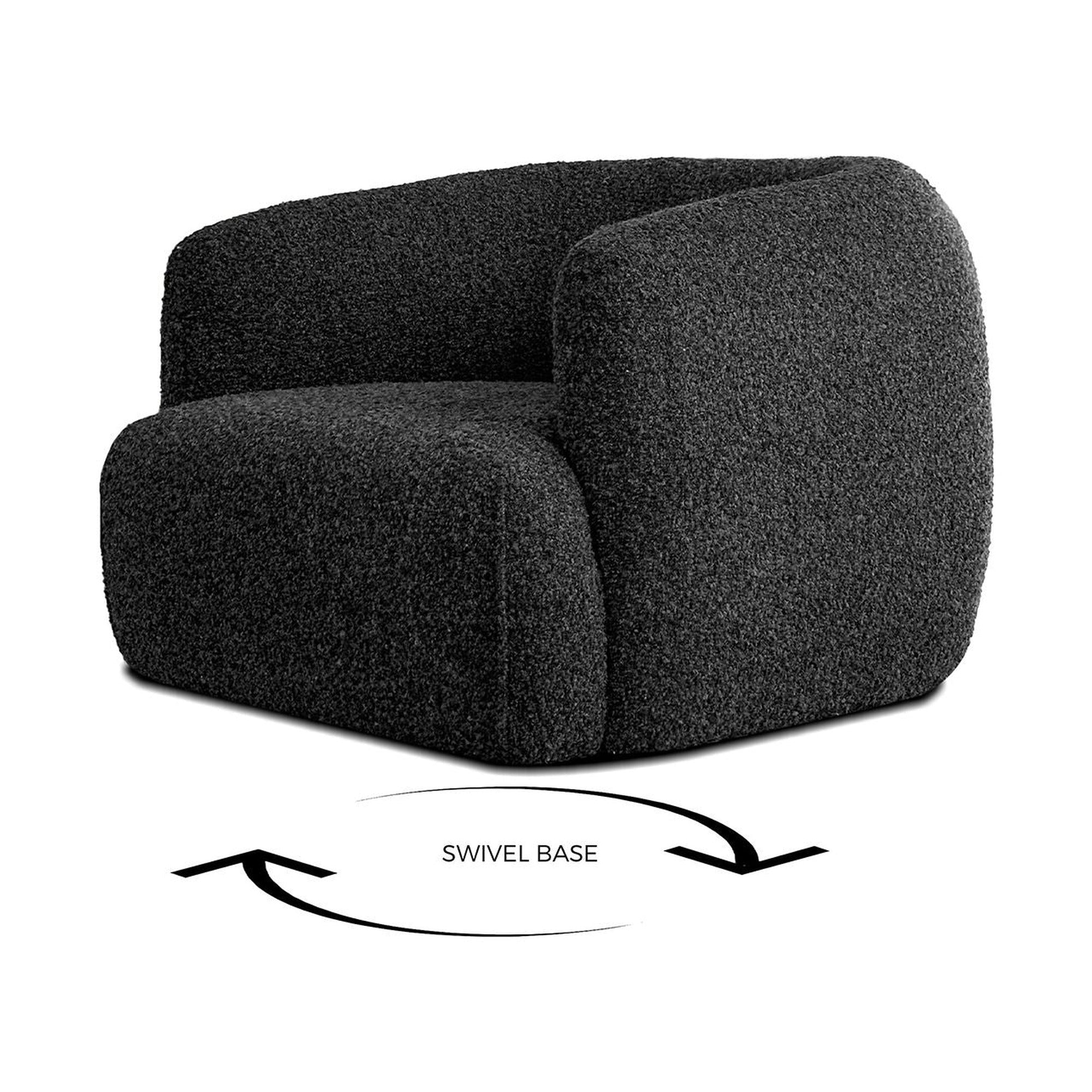 Saba Swivel Lounge Chair by Mobital - image 1