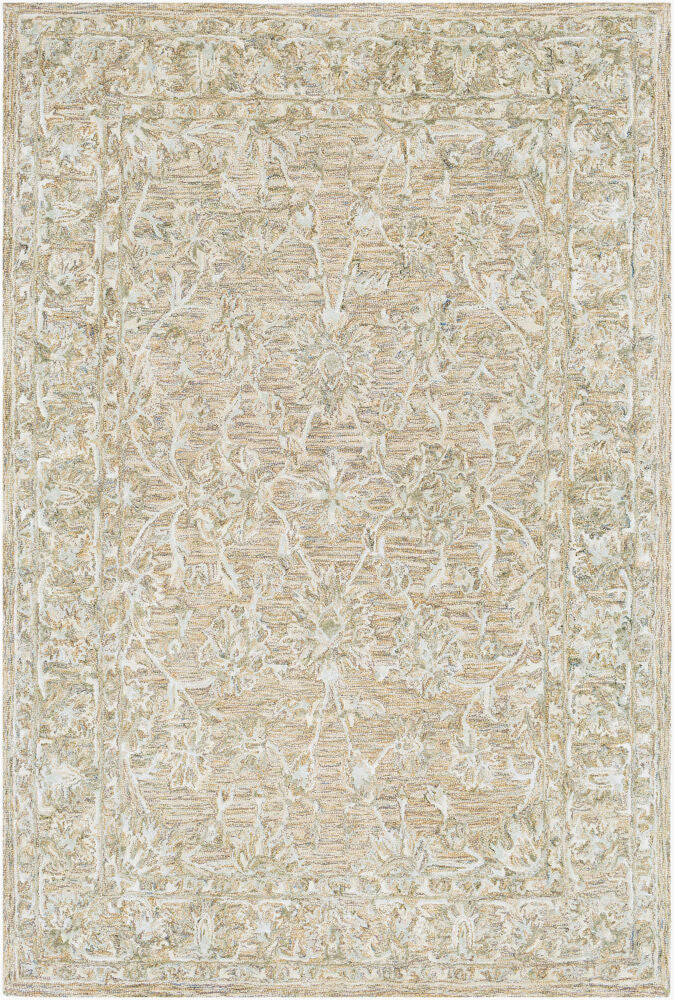 Shelby Charcoal/Seafoam Handmade Rug - 2' x 3'