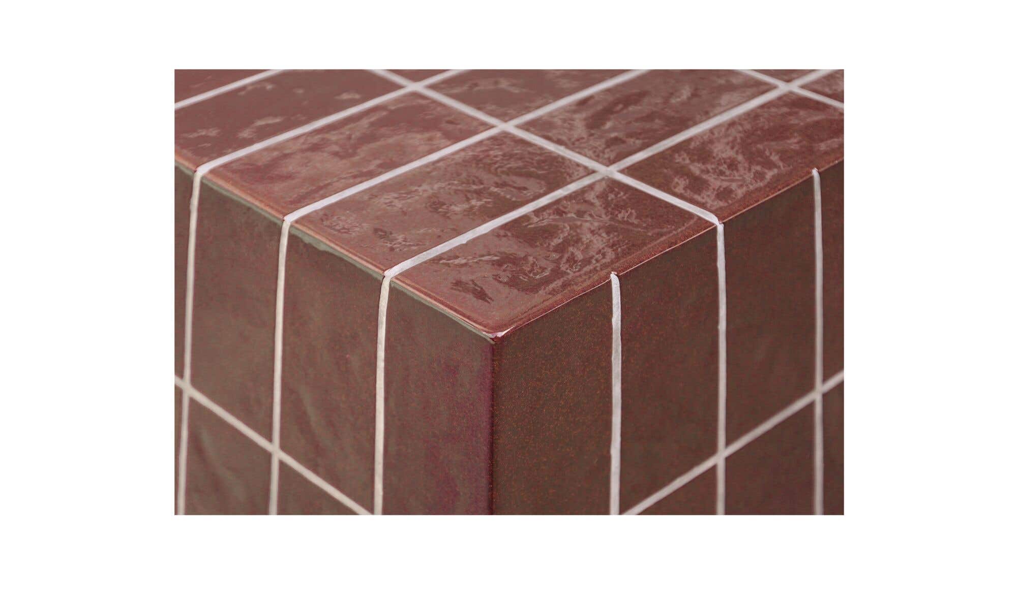 Farren Outdoor Side Table Brown by Moe's Home Collection - view 7