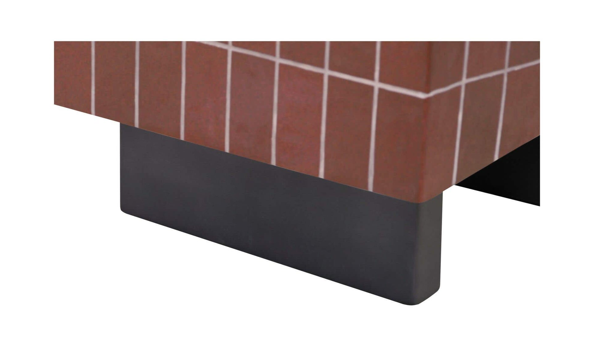 Farren Outdoor Side Table Brown by Moe's Home Collection - view 8