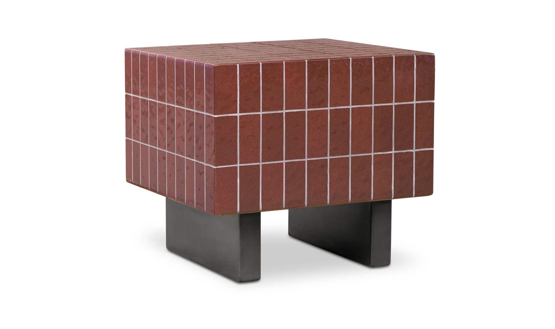 Farren Outdoor Side Table Brown by Moe's Home Collection - view 5