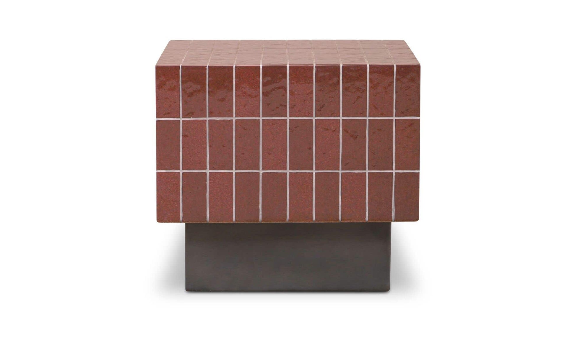 Farren Outdoor Side Table Brown by Moe's Home Collection - view 6