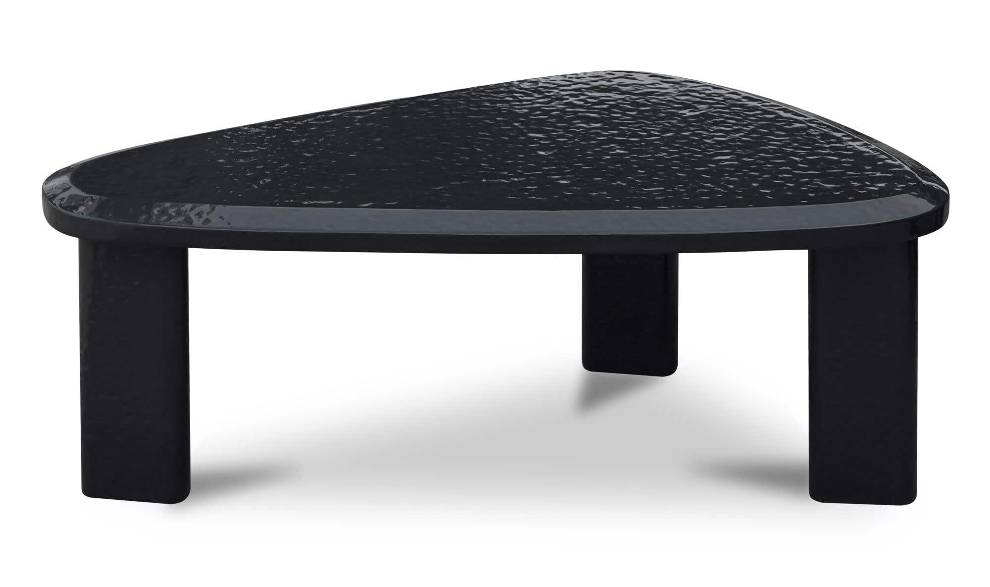 Sophie Outdoor Nesting Table Set Charcoal Lacquer by Moe's Home Collection - view 6