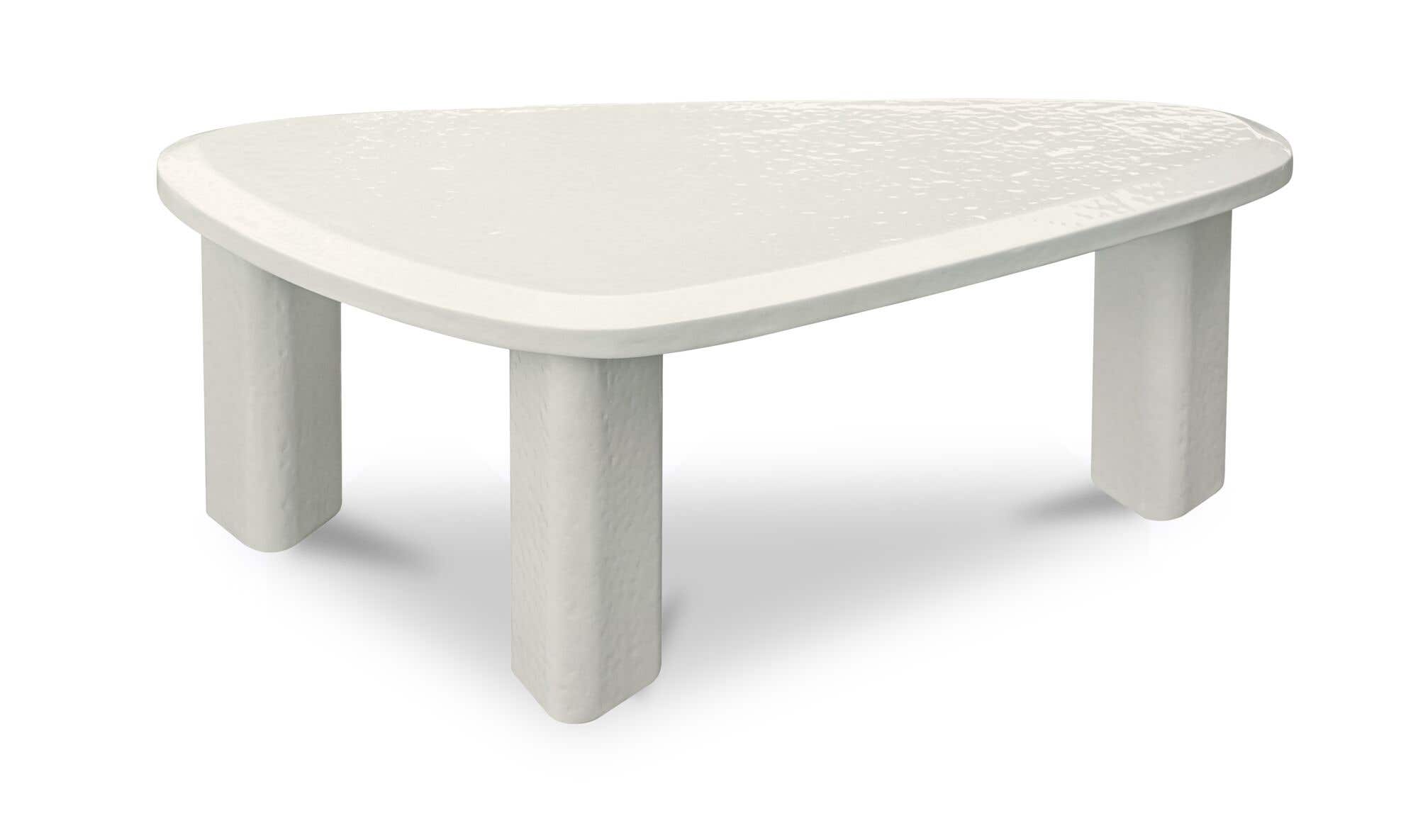 Sophie Outdoor Nesting Table Set Cream Lacquer by Moe's Home Collection - view 11