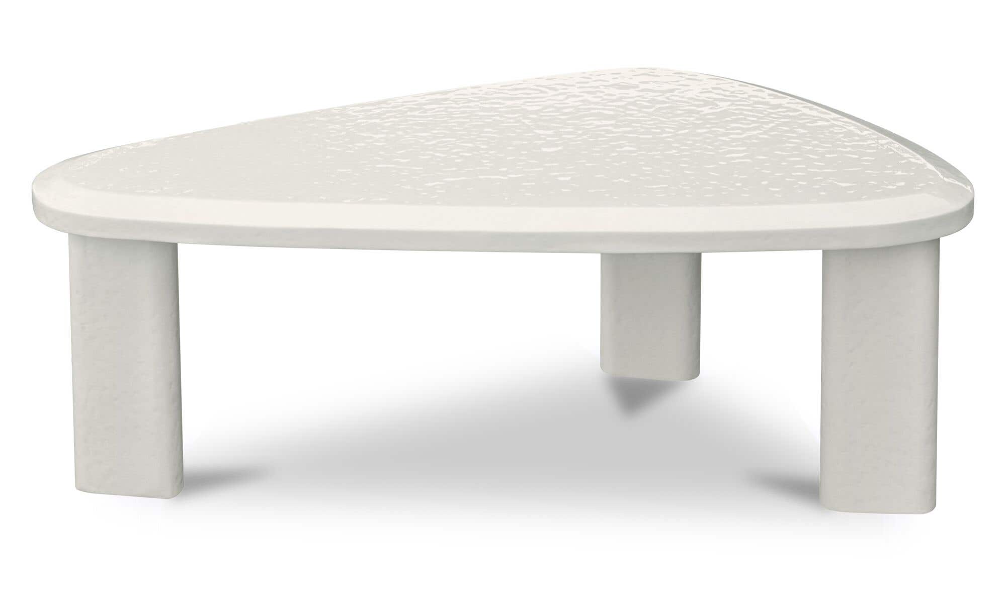 Sophie Outdoor Nesting Table Set Cream Lacquer by Moe's Home Collection - view 6