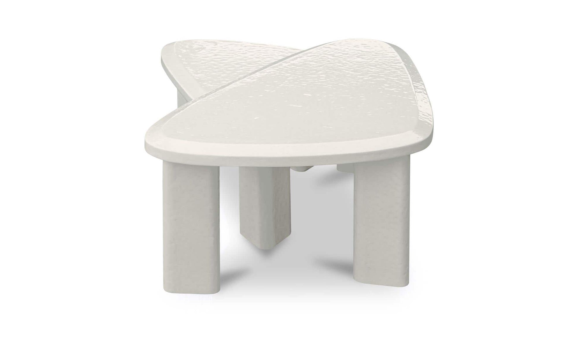 Sophie Outdoor Nesting Table Set Cream Lacquer by Moe's Home Collection - view 10
