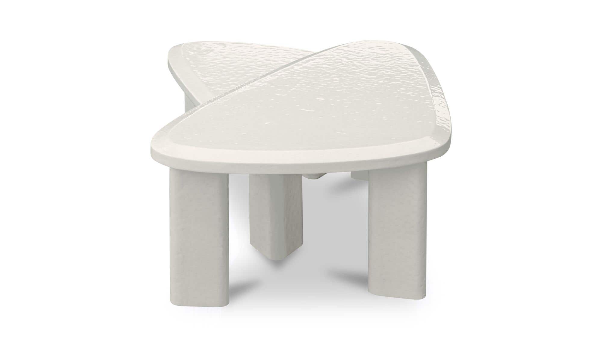 Sophie Outdoor Nesting Table Set Cream Lacquer by Moe's Home Collection - view 10