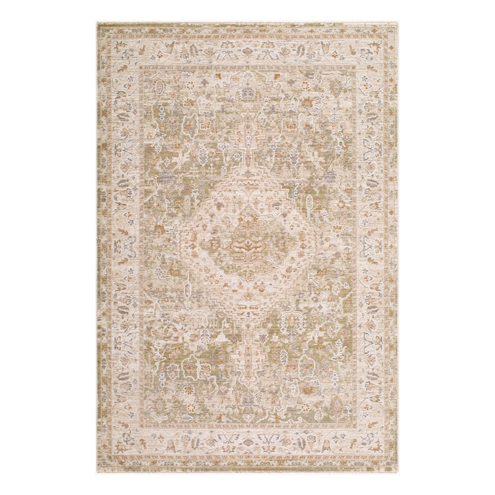 Seclusion Cream/Tan Machine Woven Rug SCN-2300 - 5' x 7'5"