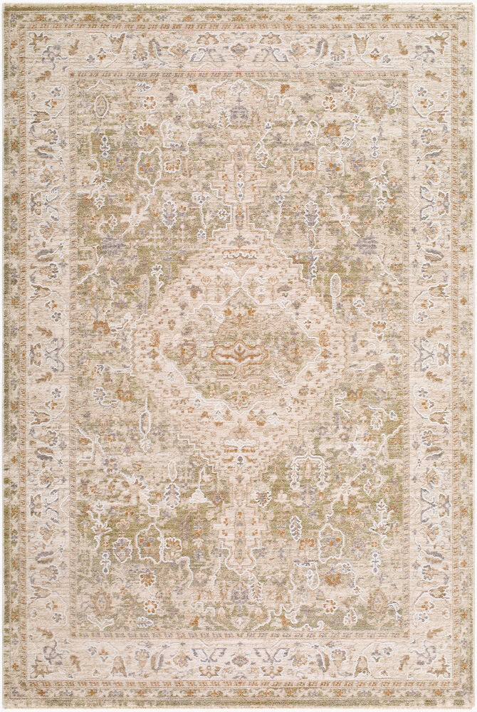 Seclusion Cream/Tan Machine Woven Rug SCN-2300 - 5' x 7'5"