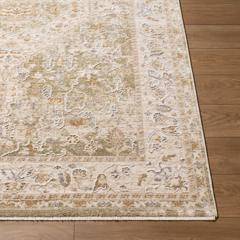 Seclusion Cream/Tan Machine Woven Rug SCN-2300 - front