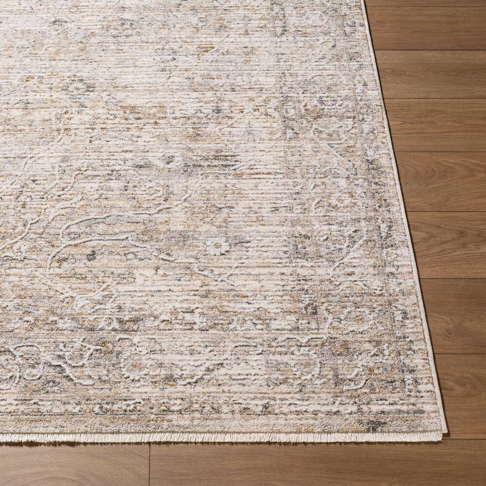 Seclusion Charcoal/Tan Machine Woven Rug SCN-2304 - front