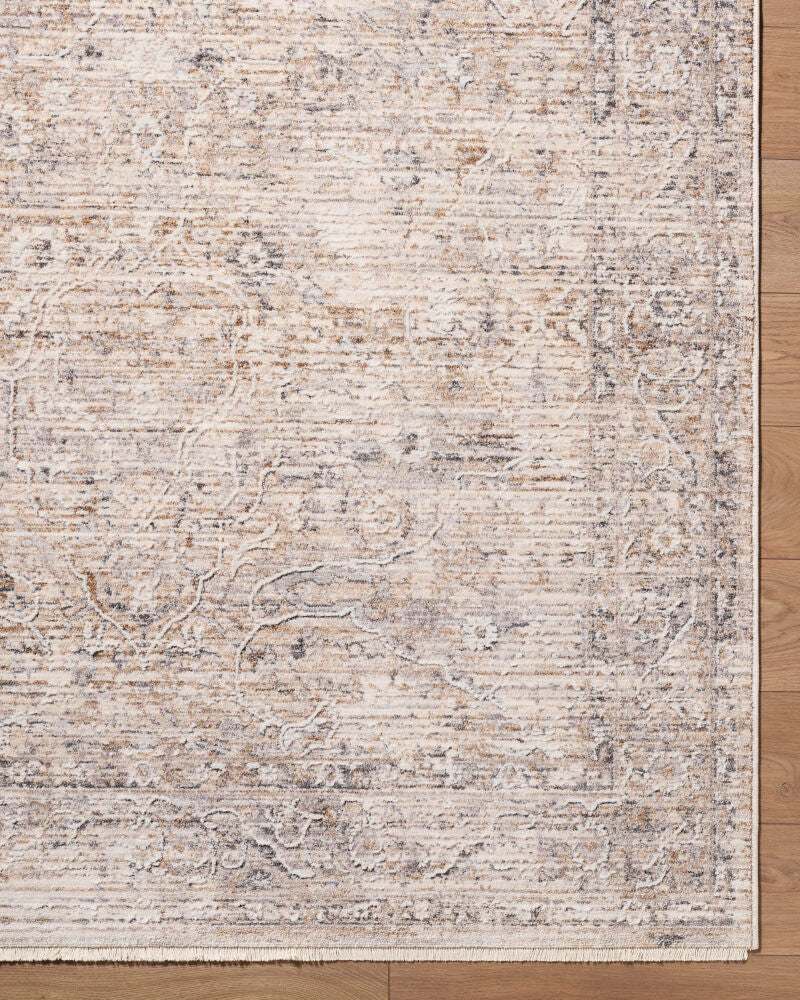 Seclusion Charcoal/Tan Machine Woven Rug SCN-2304 - overhead