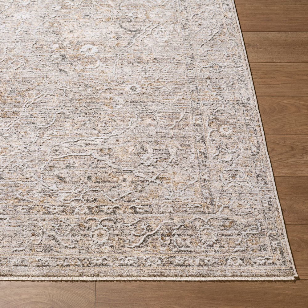 Seclusion Charcoal/Tan Machine Woven Rug SCN-2305 - front