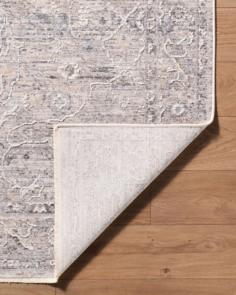 Seclusion Charcoal/Medium Gray Machine Woven Rug SCN-2306 - fold