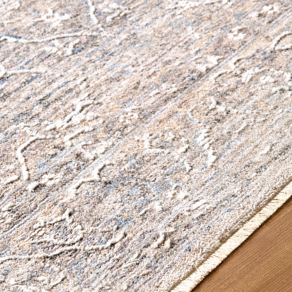 Seclusion Charcoal/Medium Gray Machine Woven Rug SCN-2306 - texture