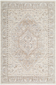 Seclusion Brown/Off-White Machine Woven Rug SCN-2308 - 5' x 7'5"