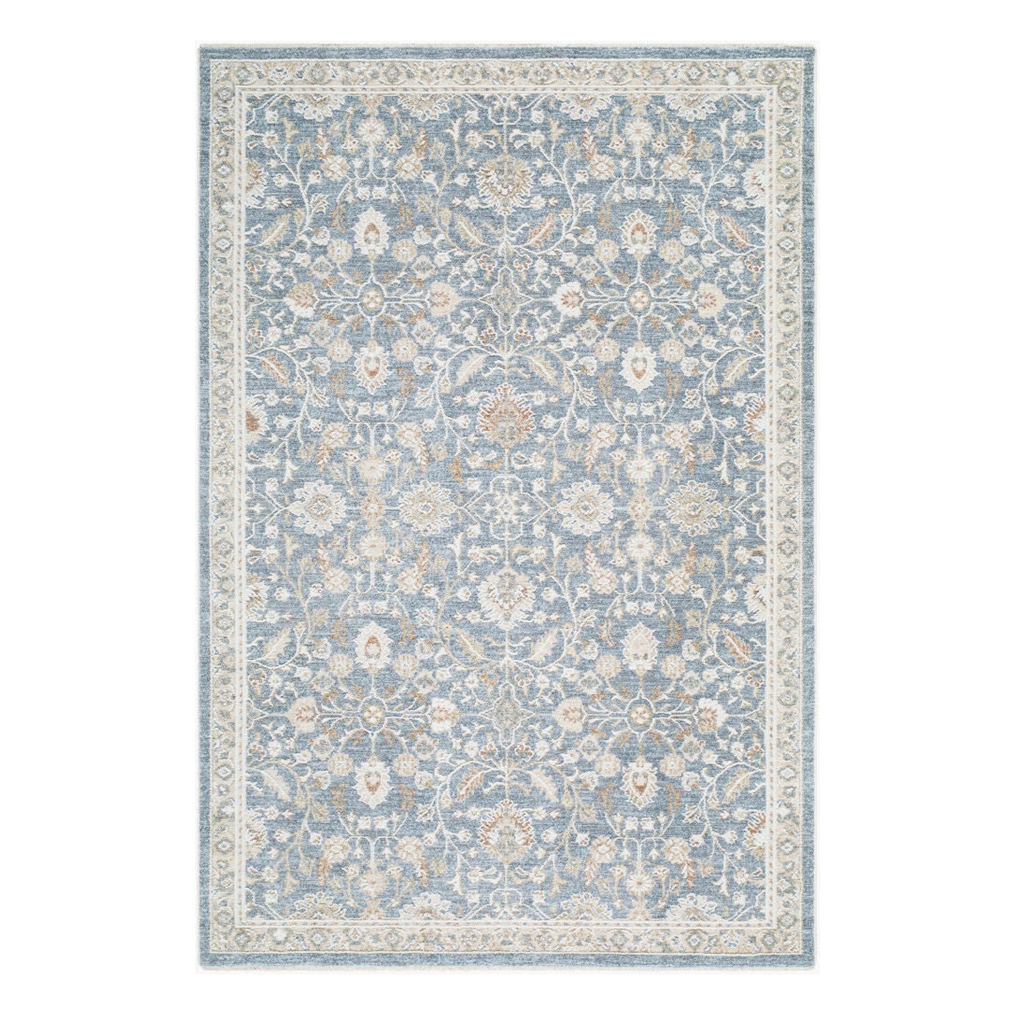 Seclusion Brown/Olive Machine Woven Rug - 5' x 7'5"