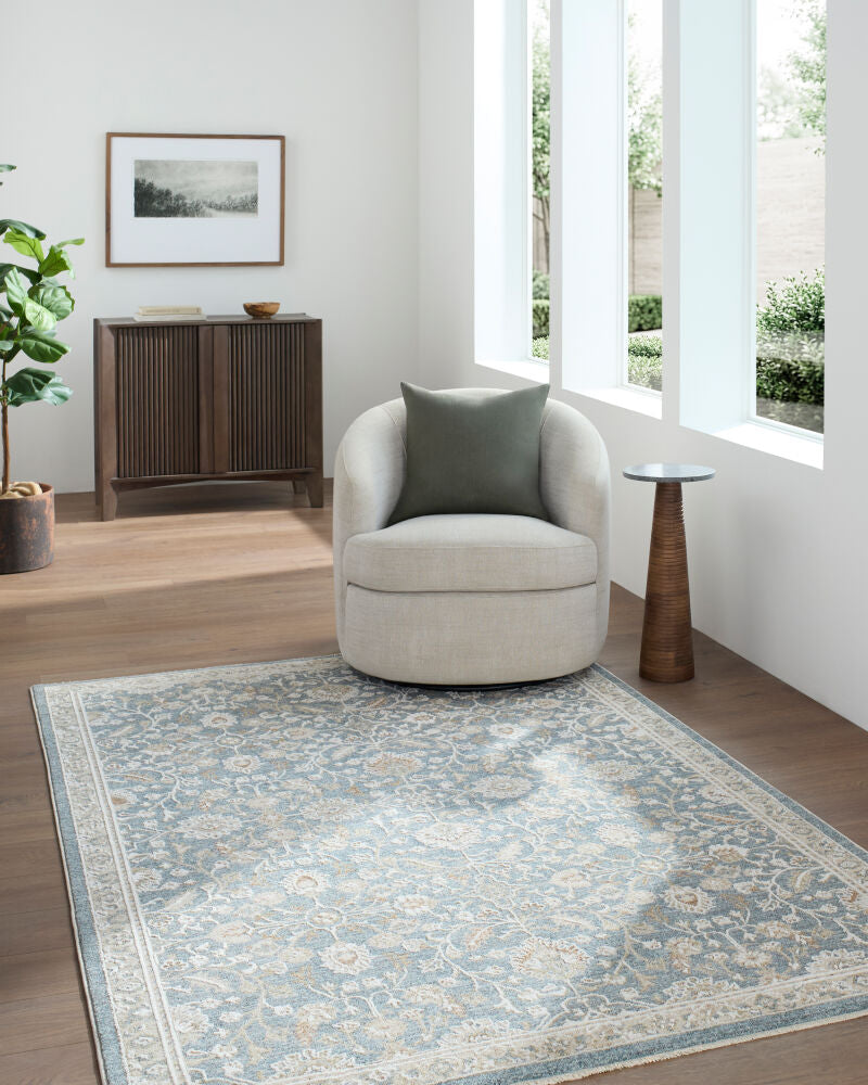 Seclusion Brown/Olive Machine Woven Rug - roomscene