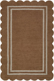 Scalloped Handmade Rug SCP-2301 - 10' x 14'
