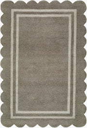 Scalloped Handmade Rug SCP-2302 - 10' x 14'