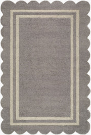 Scalloped Handmade Rug SCP-2304 - 10' x 14'