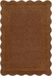 Scalloped Handmade Rug SCP-2306 - 10' x 14'