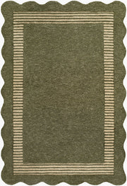 Scalloped Handmade Rug SCP-2308 - 10' x 14'