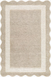 Scalloped Handmade Rug SCP-2309 - 10' x 14'