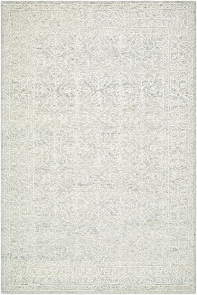 Sicily Seafoam/White Handmade Rug - 2' x 3'