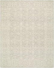 Sicily Medium Gray/White Handmade Rug - 2' x 3'