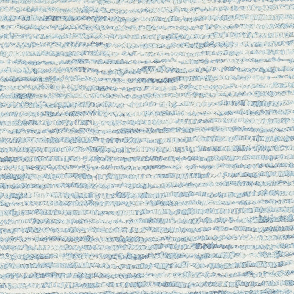 Strada Blue/Ice Blue Handmade Rug - swatch