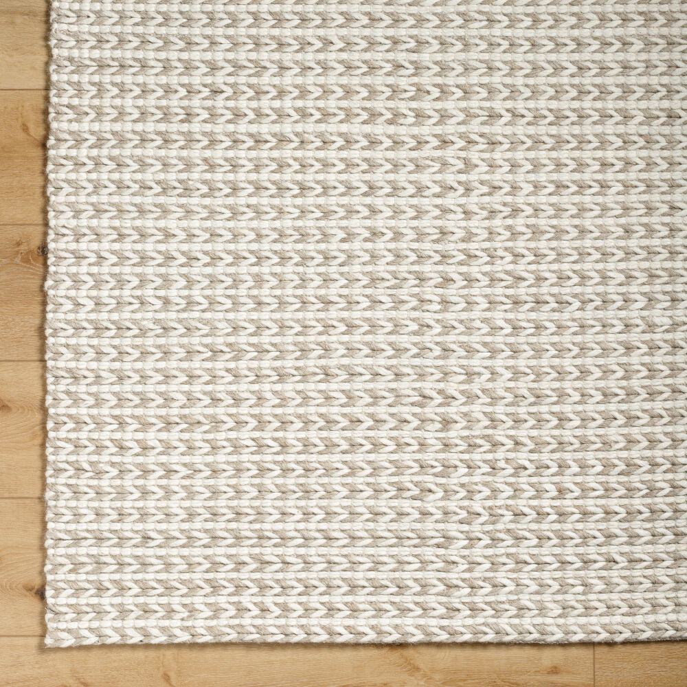 Sundance Ivory/Tan Handmade Rug - overhead