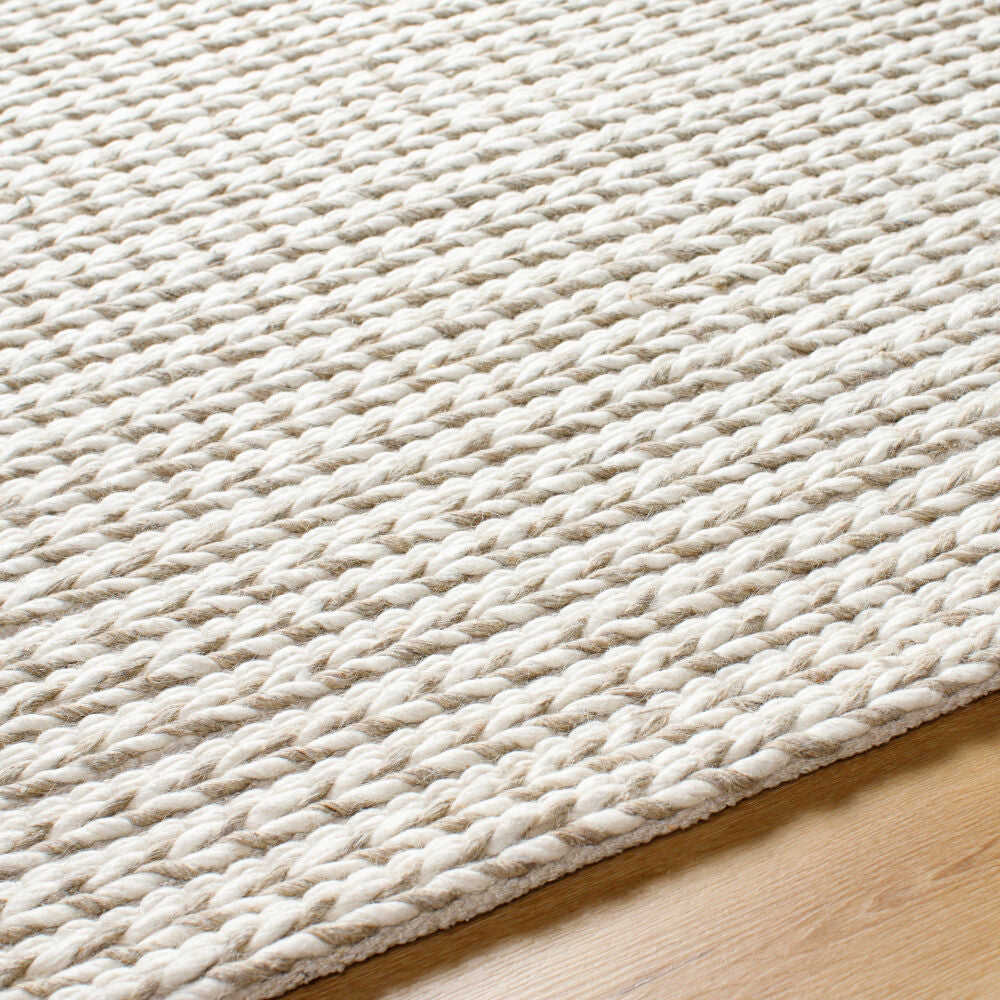 Sundance Ivory/Tan Handmade Rug - texture