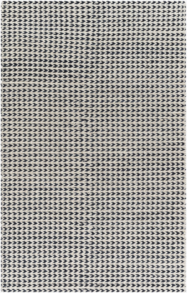 Sundance Black/Ivory Handmade Rug - 10' x 14'